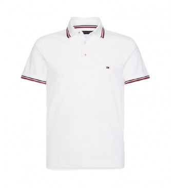 Tommy Hilfiger Polo Core Tommy Tipped Slim blanco