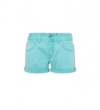 Pepe Jeans Shorts Siouxie turquesa