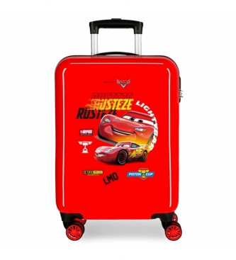 Joumma Bags Maleta de Cabina Rgida 55cm Cars Rusteze Lightyear Rojo