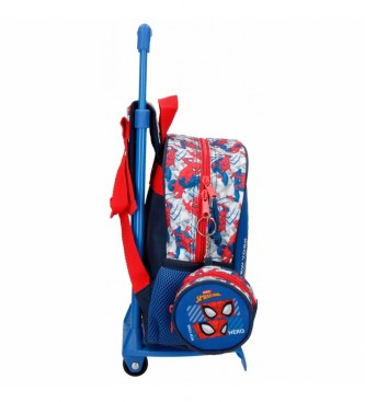 Joumma Bags Plecak przedszkolny Spiderman Hero z wózkiem