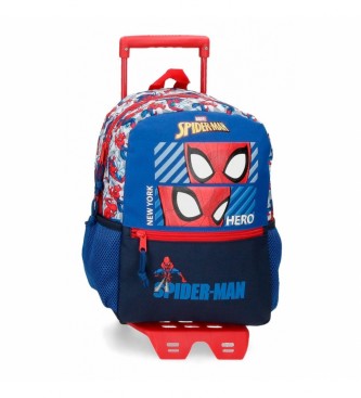 Joumma Bags Heri Homem-Aranha mochila de 32cm com carrinho