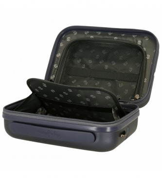 Pepe Jeans ABS toiletry bag adaptable to trolley Jane navy -29x21x15cm