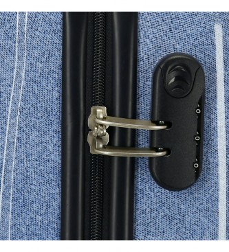 Pepe Jeans Cabin size suitcase Pepe Jeans Digital Hatty rigid denim 55cm