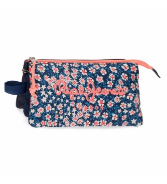 Pepe Jeans Leslie Driecompartimentenkoffer blauw