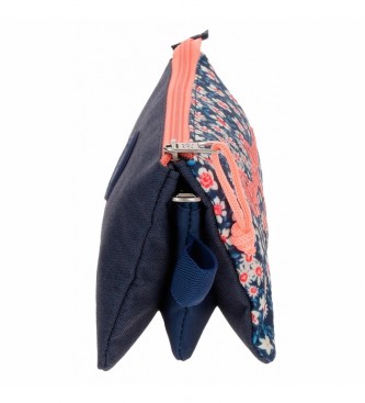 Pepe Jeans Leslie Driecompartimentenkoffer blauw