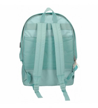 Pepe Jeans Pepe Jeans Jane computer backpack two compartments turquoise -31x44x15cm