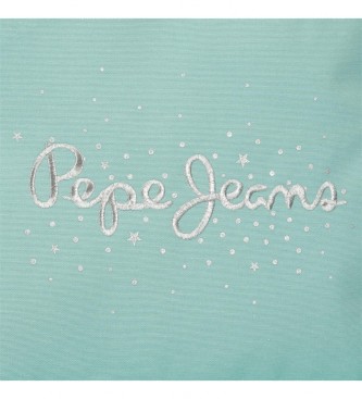 Pepe Jeans Pepe Jeans Jane computer rygsk med to rum turkis -31x44x15cm