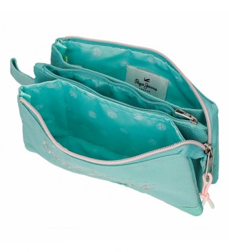Pepe Jeans Three Compartment Case Jane blue