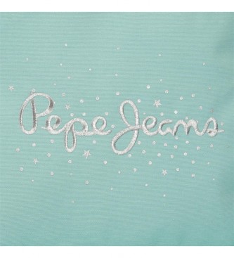 Pepe Jeans Trousse de toilette Jane à deux compartiments adaptable bleu