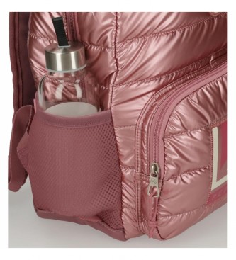 Pepe Jeans Backpack Carol Portatablet adaptablel pink -40x30x13cm