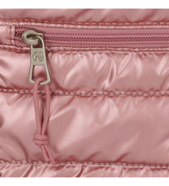 Pepe Jeans Mochila Carol 44cm Doble Compartimento adaptablel rosa