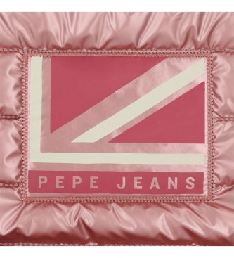 Pepe Jeans Borsa da viaggio rosa Carol -45x28x22cm-