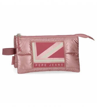 Pepe Jeans Carol case three compartments pink