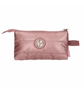 Pepe Jeans Carol case three compartments pink