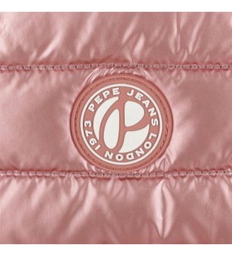 Pepe Jeans Carol roze pennenzak met drievoudige rits