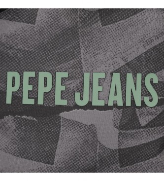 Pepe Jeans Davis vska med tre fack, svart