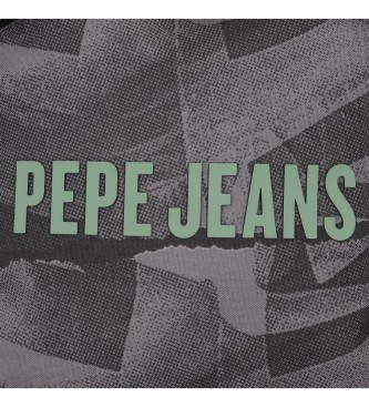 Pepe Jeans Beauty case Davis doppio scomparto adattabile nero