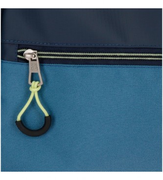 Pepe Jeans Duncan 44cm sac  dos avec trolley bleu
