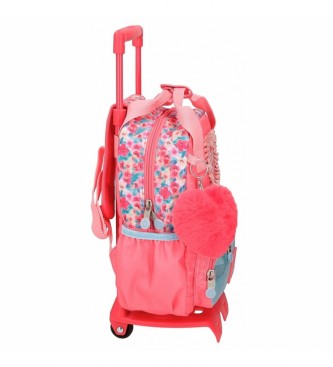 Enso Pequea Enso Together Growing backpack with pink trolley