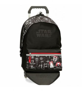 Joumma Bags Star Wars Space Mission 44cm schoolrugzak met computerhouder met trolley zwart