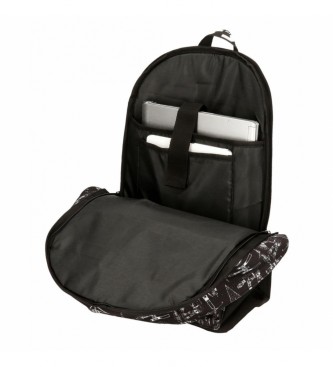 Joumma Bags Star Wars Space Mission 44cm sac  dos scolaire avec porte ordinateur avec trolley noir