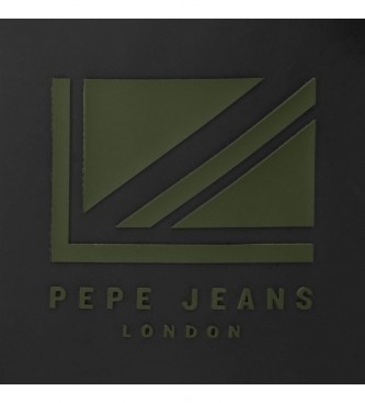 Pepe Jeans Bandolera Pequea Pepe Jeans Bromley verde doble compartimento