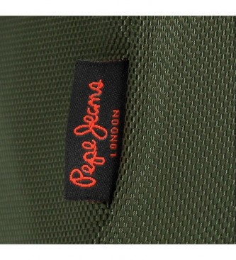 Pepe Jeans Pepe Jeans Bromley pequeno saco de ombro verde compartimento duplo
