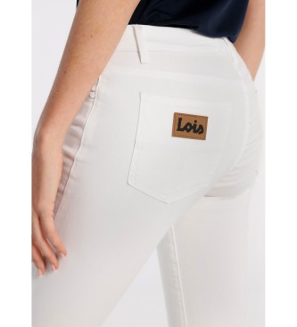 Lois Jeans Denim Bianco Skinny Fit (Controlla la tua taglia) Bianco