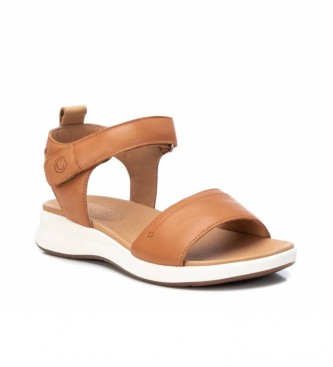 Carmela Leather sandals 068512 camel