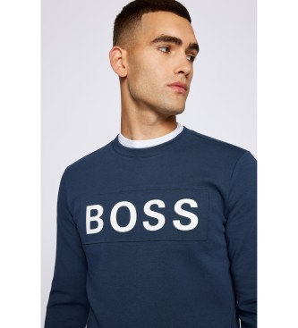 BOSS Salbo sweatshirt marine blauw