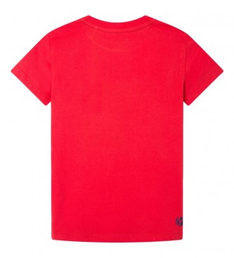 Pepe Jeans T-shirt rossa Caiken