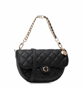 Guess Bolso de hombro medio círculo negro -26x17x4.5cm- - Tienda Esdemarca  moda, calzado y complementos - zapatos de marca y zapatillas de marca