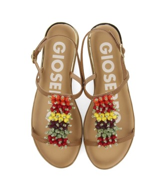 Gioseppo Multicolor Puriscal leather sandals