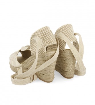 Gioseppo Bradennton beige sandals -Height cua 8,5 cm