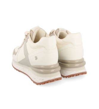 Gioseppo White bar sneakers -Height 5,8 cm