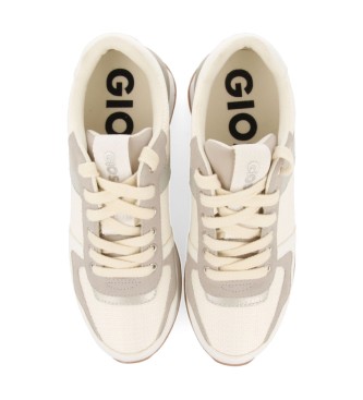 Gioseppo White bar sneakers -Height 5,8 cm