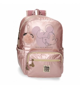 Joumma Bags Mickey Outline school backpack with computer holder pink