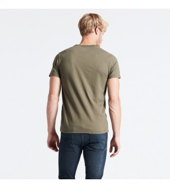 Levi's Camiseta Housemark original verde