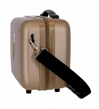 Roll Road Cambodia ABS Toilet Bag Adaptable Champagne beige