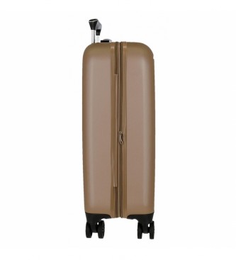 Roll Road Cambodia Expandable Cabin Suitcase Champagne