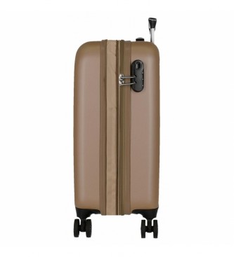 Roll Road Cambodia Expandable Cabin Suitcase Champagne