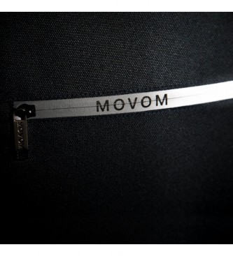 Movom 15,6'' Zaino per computer portatile a tre scomparti con bordo Movom nero