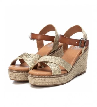 Xti Gold sandals 04517301 -Height: 7cm