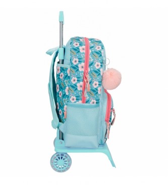 Movom Movom Never Stop Dreaming 42cm rygsk med bl trolley