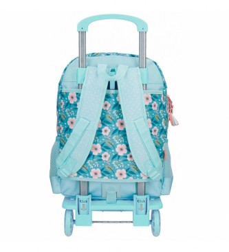 Movom MovomNever Stop Dreaming 42cm backpack with blue trolley