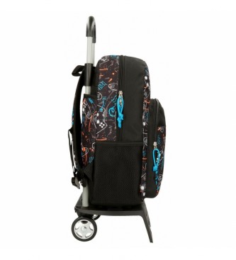 Roll Road Roll Road Gamers 40cm backpack with trolley black