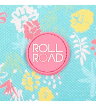 Roll Road Roll Road My little Town Rugzak met twee compartimenten Roll Road Schoolrugzak met Trolley Roze