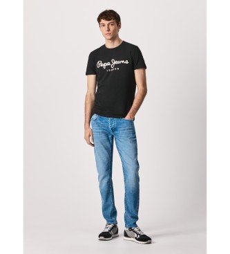Pepe Jeans T-shirt elasticizzata Original N nera
