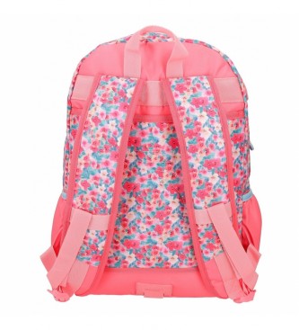 Enso Enso Backpack Together Growing doppio scomparto adattabile rosa