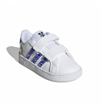 adidas Sneaker Grand Court bianca, blu